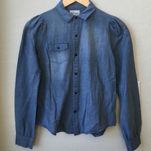 Joes Jeans denim button up shirt