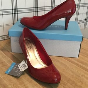 Red Patent Heels Comfort Plus NWT Sz. 7