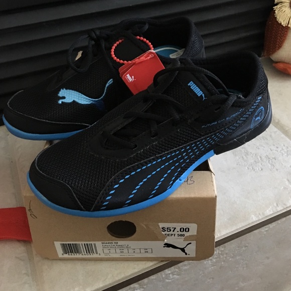 NWT boys puma future cat superLT jr size 2!