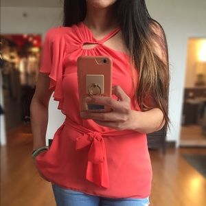 Bebe sheer top