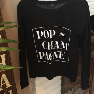 SOLD in bundle- Pop The Champagne Sweatshirt