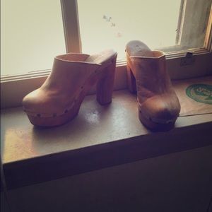 Bed Stu Heeled Clogs