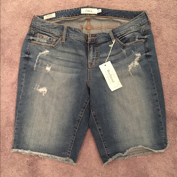 Torrid Boyfriend Denim Shorts