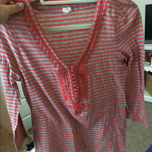 Jcrew 3/4 length shirt