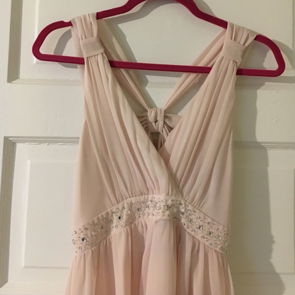 Lipsy l.pink high-low dress with beading detail - Picture 3 of 7