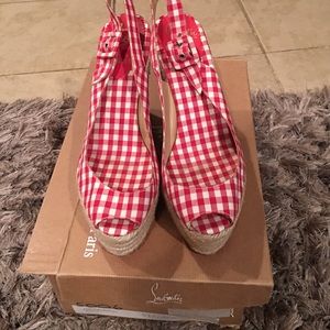 Christian Louboutin sandals worn twice