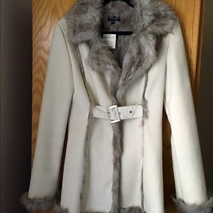 Bebe faux fur coat