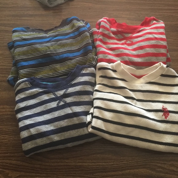 4 boys size 2t Long sleeve thermal shirts