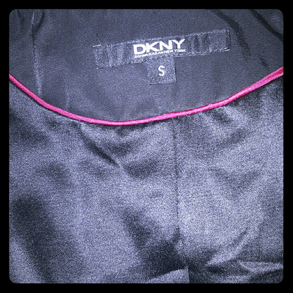 DKNY black trench coat - Picture 1 of 4