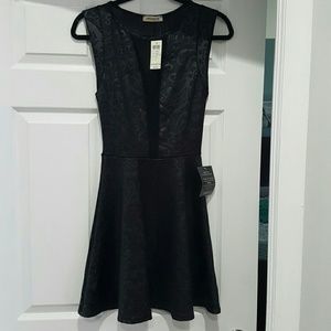 Black cocktail dress