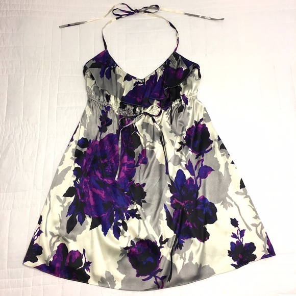 Guess by Marciano Floral Halter Dress Size M