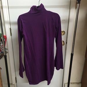 Rebdolls Purple Bell Sleeve mini dress