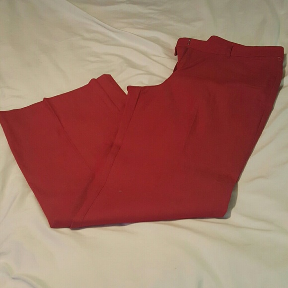 Red Khaki pants