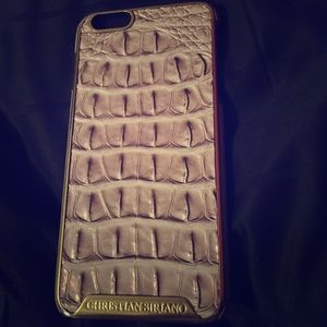 Christian Siriano Gold/Grey iPhone 6 Plus Case