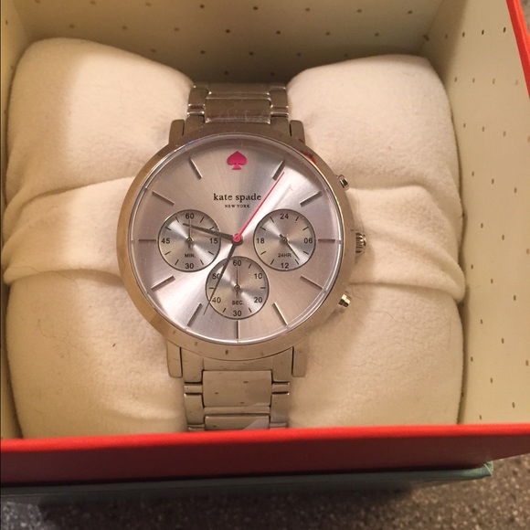 Kate Spade sterling silver watch