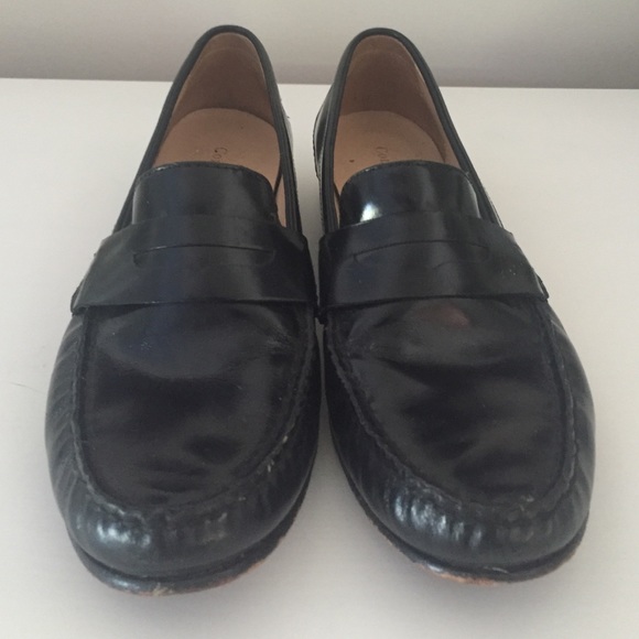 SOLD Cole Haan + Nike Air black patent loafers