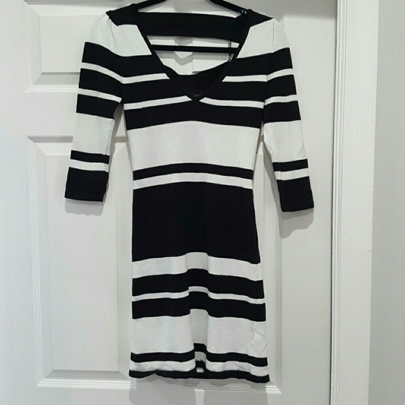 Long sleeve racer back dress