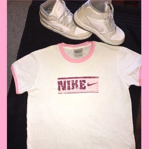 🌸Nike Pink Logo Tee