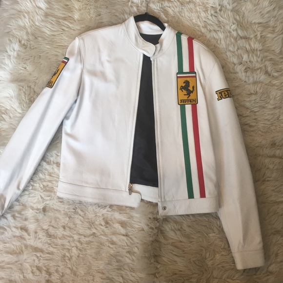 white ferrari jacket