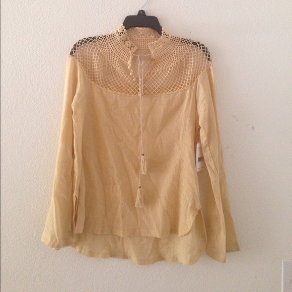 Woven cotton free people top - Picture 3 of 4