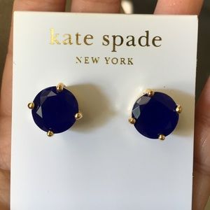 Royal blue Kate spade studs