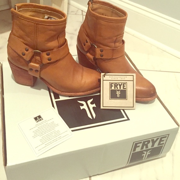 Frye Booties With Harness