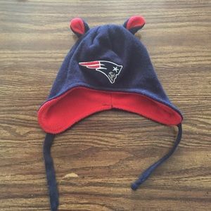New England Patriots baby winter hat