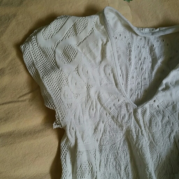 White See-Through Top - Picture 2 of 4