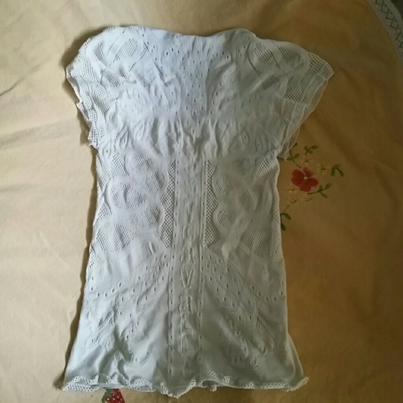 White See-Through Top - Picture 3 of 4