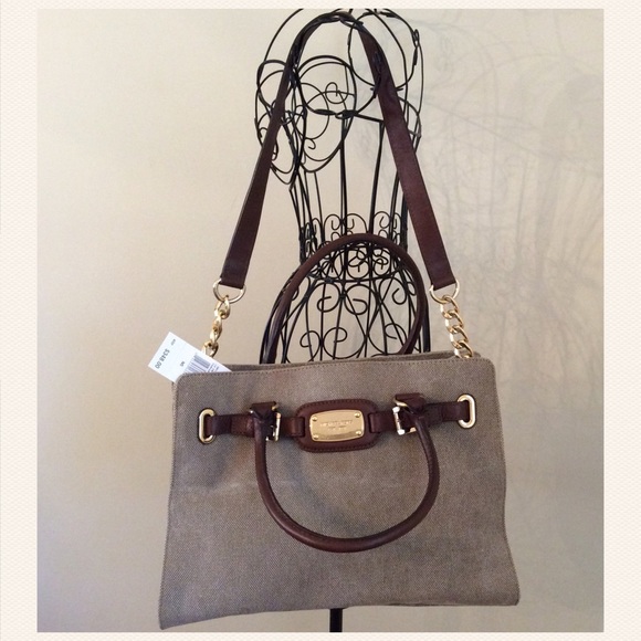 • MICHAEL KORS • Hamilton LG EW Tote [Hemp/Mocha] - Picture 2 of 5