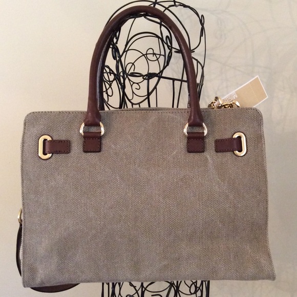 • MICHAEL KORS • Hamilton LG EW Tote [Hemp/Mocha] - Picture 4 of 5