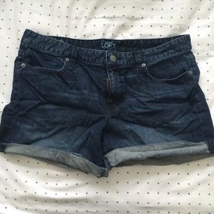 Ann Taylor Loft Denim Shorts - Size 12