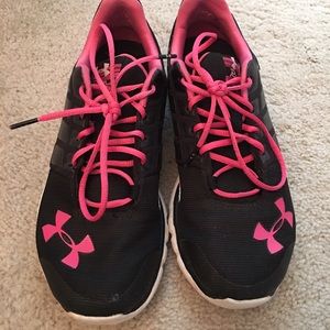 Pink Under Armor shoes