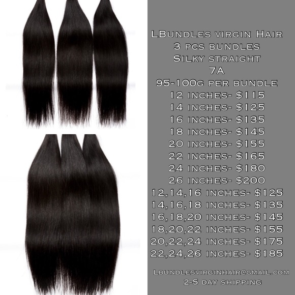 Silky straight hair main image 4