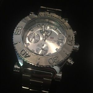 Emboss Stainless Steel Scuba Diver Watch