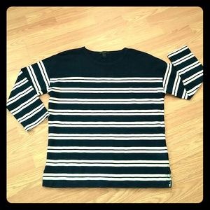 J. CREW Stripe Pullover Top