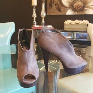 Carlos Santana peep toe bootie