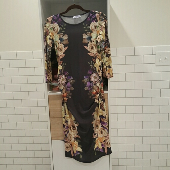 Asos floral Maternity dress