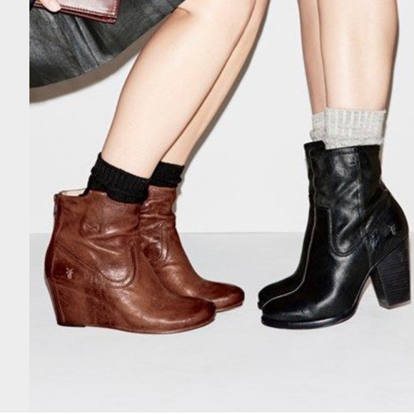 ❌SOLD   Frye Carson Wedge Ankle Bootie - Picture 4 of 4