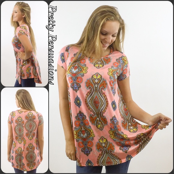 CLEARANCE‼️ NWT Paisley Print Tunic Top - Picture 2 of 4