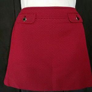 Loft Skirt , red & black