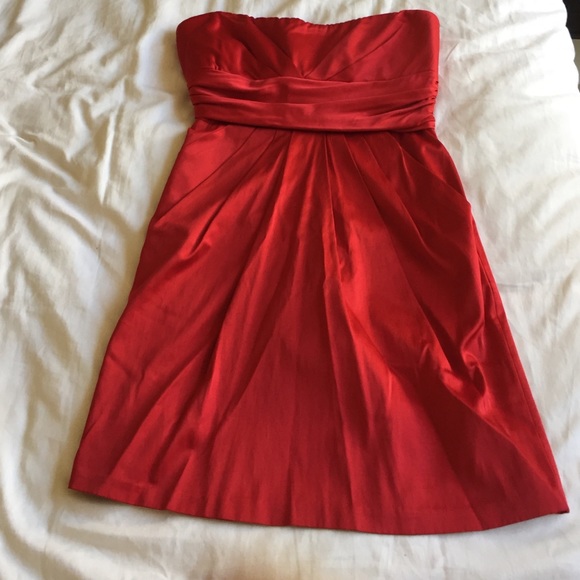 Red cocktail dress