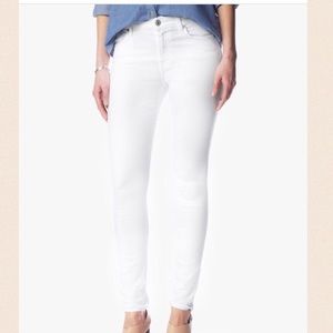 NWT! 7 for All Mankind The Skinny in Clean White