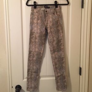 Just USA snake print jeans