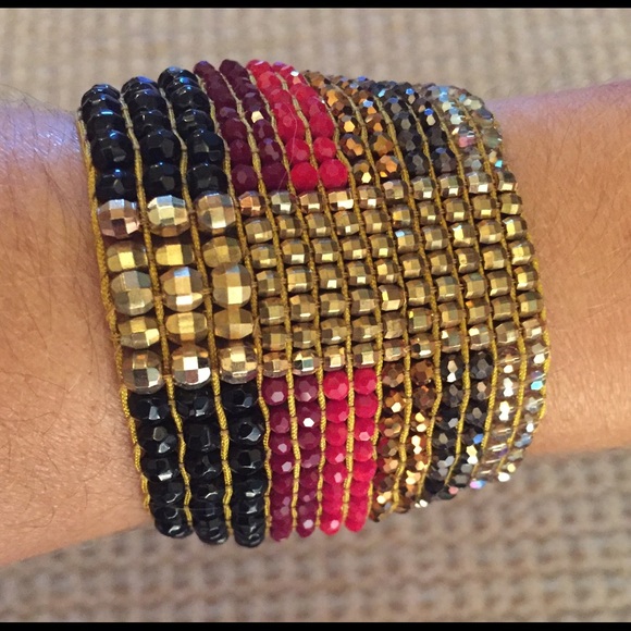 Bracelet Beaded Multicolor - image 1