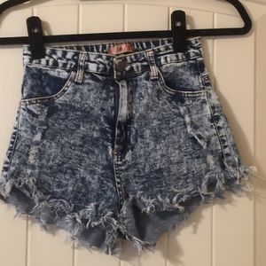 High waisted shorts