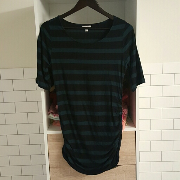 Pea in a Pod striped Maternity shirt