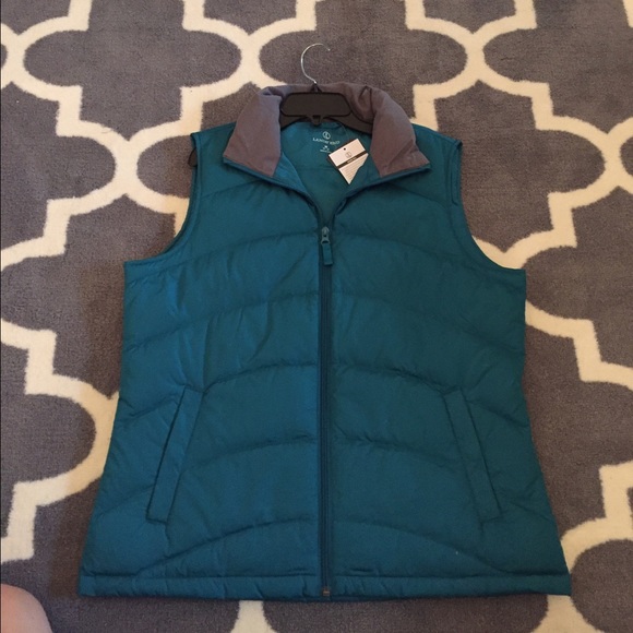 Land's End Teal Vest