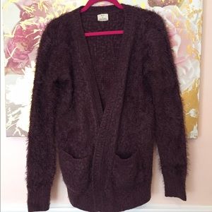 UO fuzzy cardigan