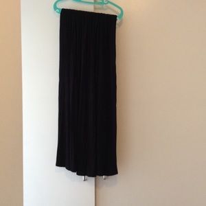 Black maxi skirt